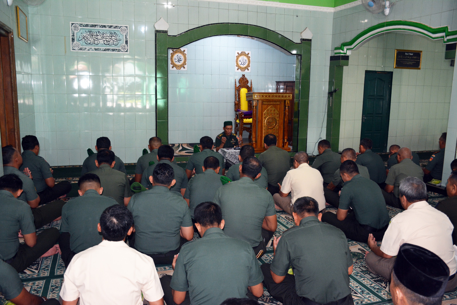 Untuk Refleksi, Prajurit Korem 073/Makutarama Gelar Doa Bersama Awal Bulan 